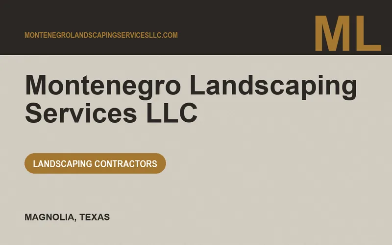 Montenegro Landscaping Services LlC in Magnolia, Texas