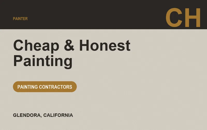 Cheap & Honest Painting in Glendora, California