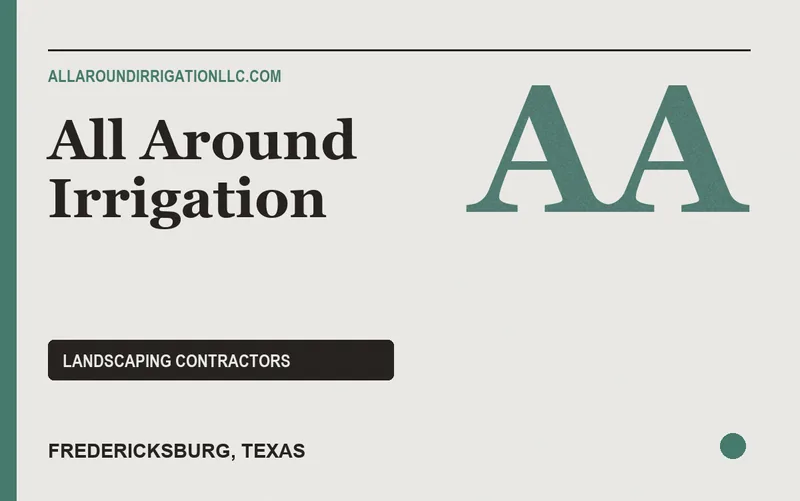 All Around Irrigation in Fredericksburg, Texas