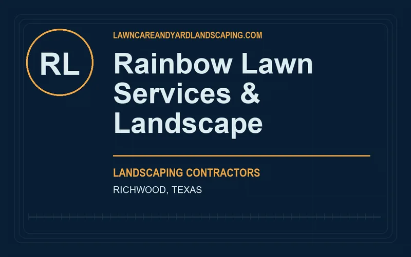 Rainbow Lawn Services & Landscape in Richwood, Texas