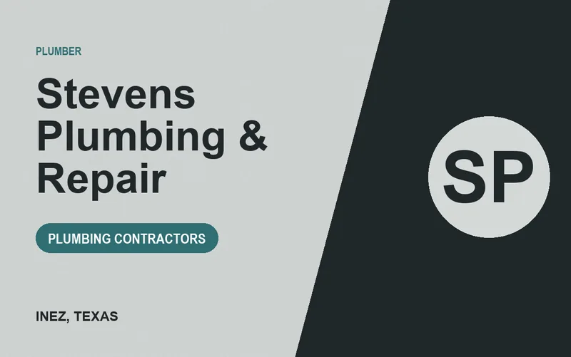 Stevens Plumbing & Repair in Inez, Texas