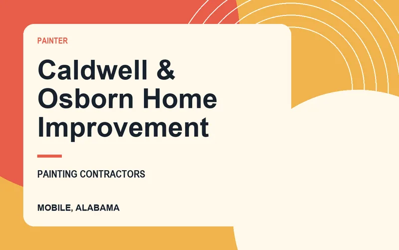 Caldwell & Osborn Home Improvement in Mobile, Alabama