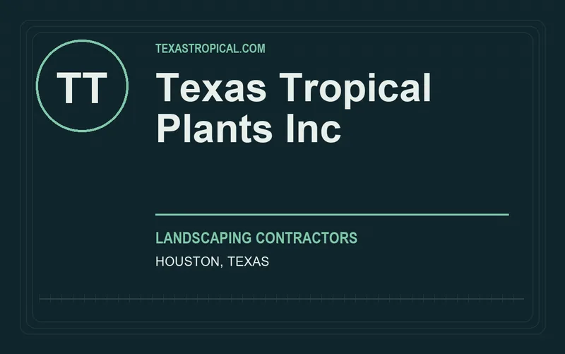 Texas Tropical Plants Inc in Houston, Texas