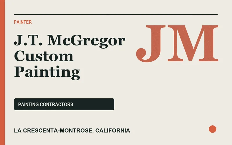 J.T. McGregor Custom Painting in La Crescenta-Montrose, California
