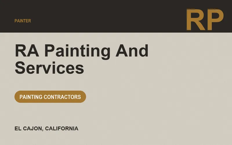 RA Painting And Services in El Cajon, California