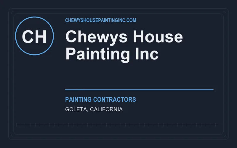 Chewys House Painting Inc in Goleta, California