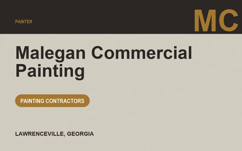 Malegan Commercial Painting in Lawrenceville, Georgia