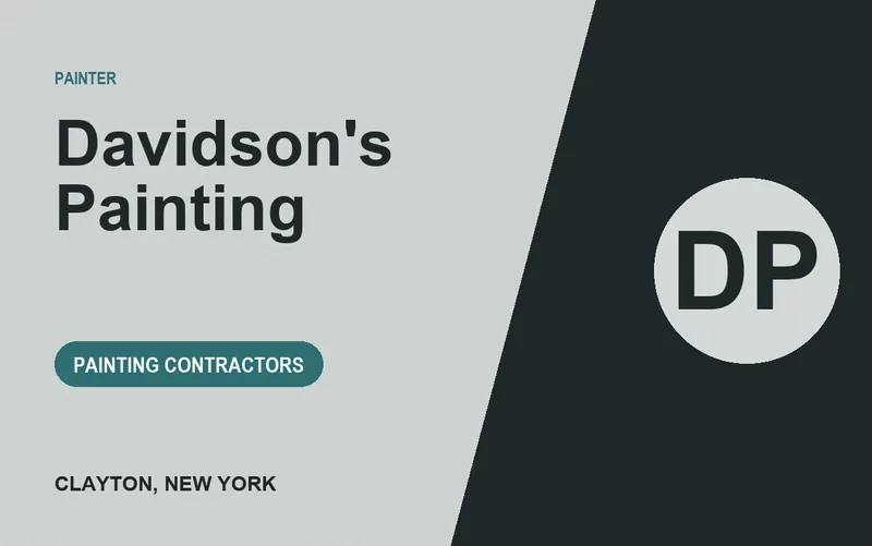 Davidson's Painting in Clayton, New York