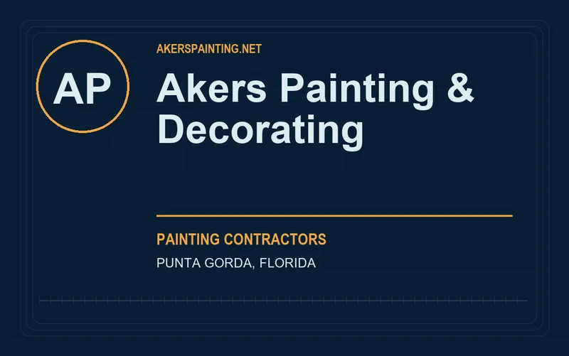 Akers Painting & Decorating in Punta Gorda, Florida