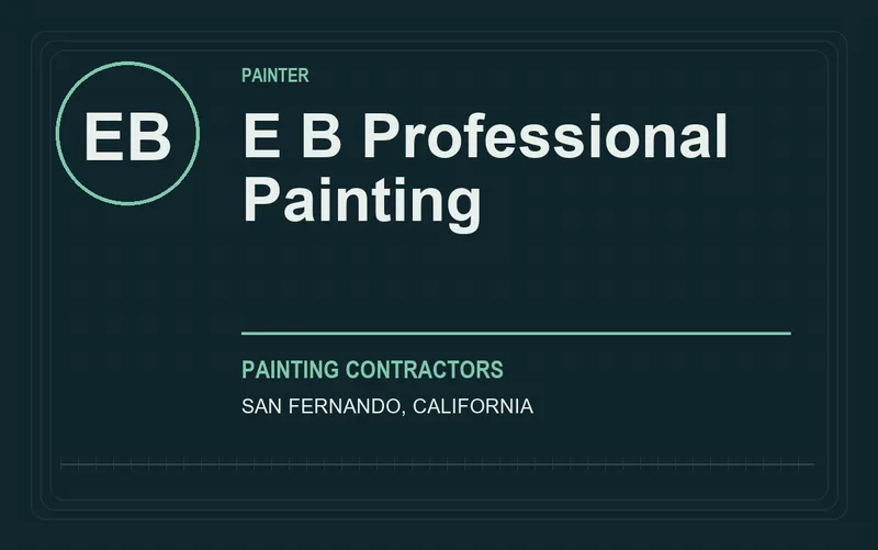 E B Professional Painting in San Fernando, California
