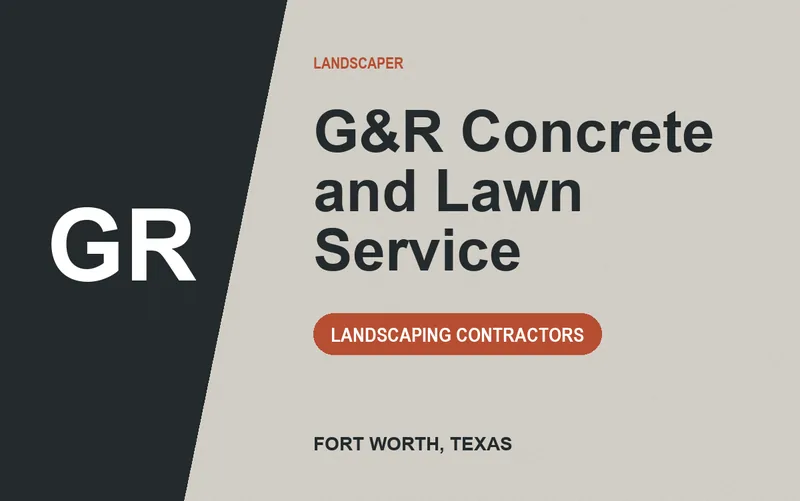 G&R Concrete and Lawn Service in Fort Worth, Texas