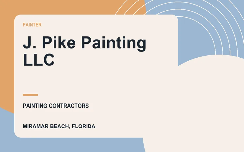 J. Pike Painting LLC in Miramar Beach, Florida