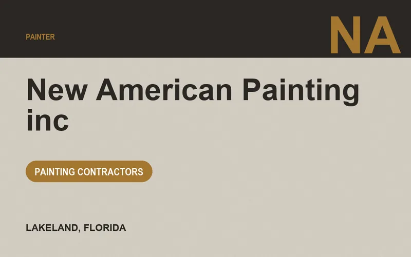 New American Painting inc in Lakeland, Florida