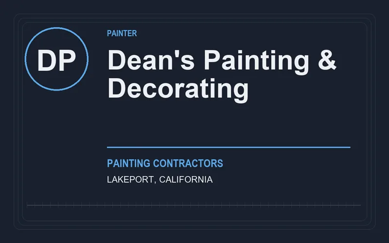 Dean's Painting & Decorating in Lakeport, California