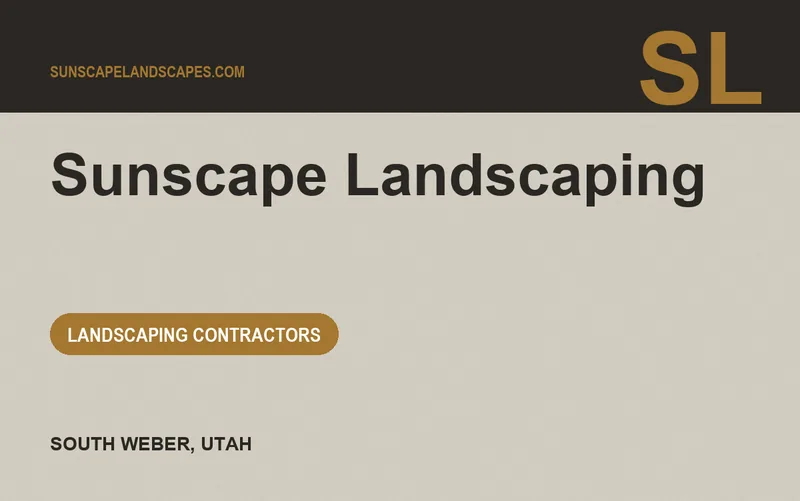 Sunscape Landscaping in South Weber, Utah