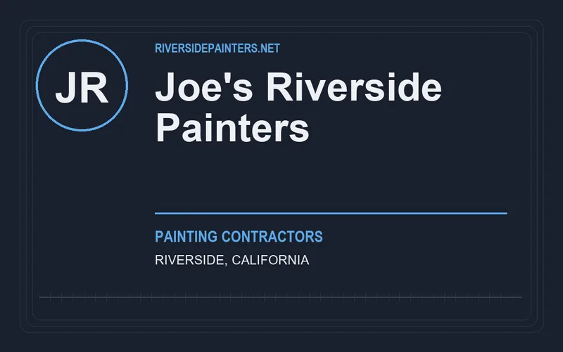 Joe's Riverside Painters in Riverside, California