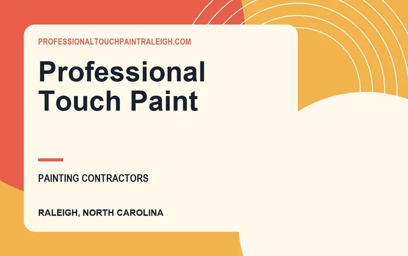Professional Touch Paint in Raleigh, North Carolina