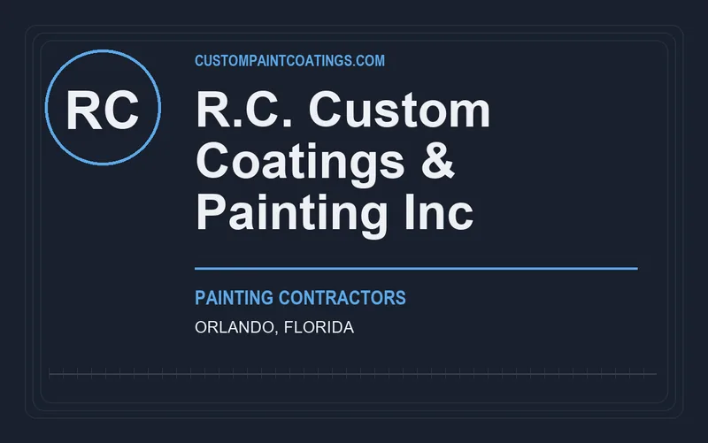 R.C. Custom Coatings & Painting Inc in Orlando, Florida