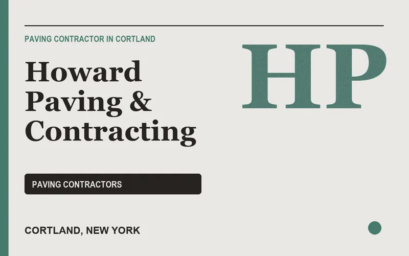 Howard Paving & Contracting in Cortland, New York