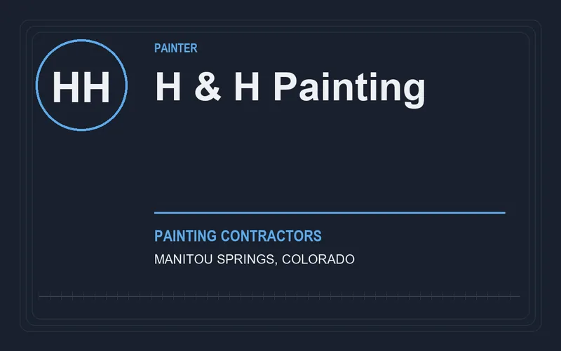 H & H Painting in Manitou Springs, Colorado