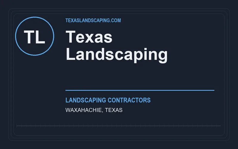 Texas Landscaping in Waxahachie, Texas