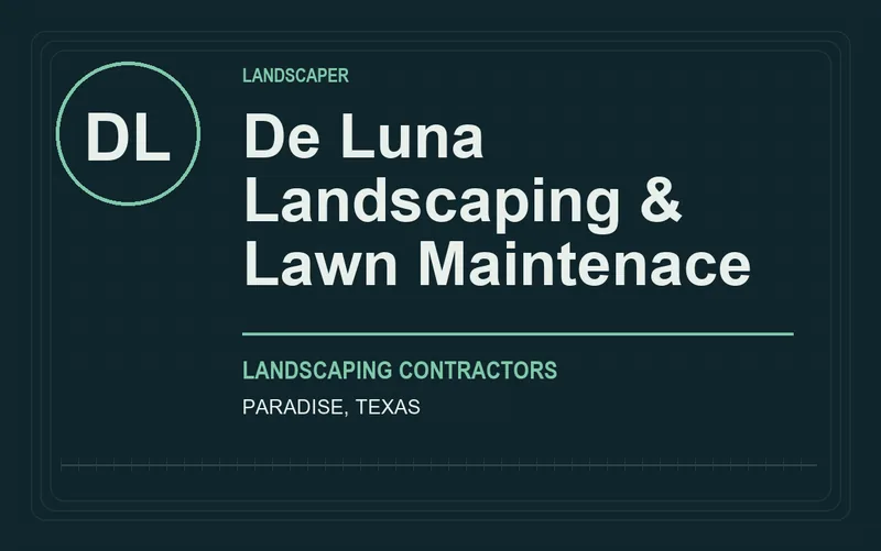 De Luna Landscaping & Lawn Maintenace in Paradise, Texas
