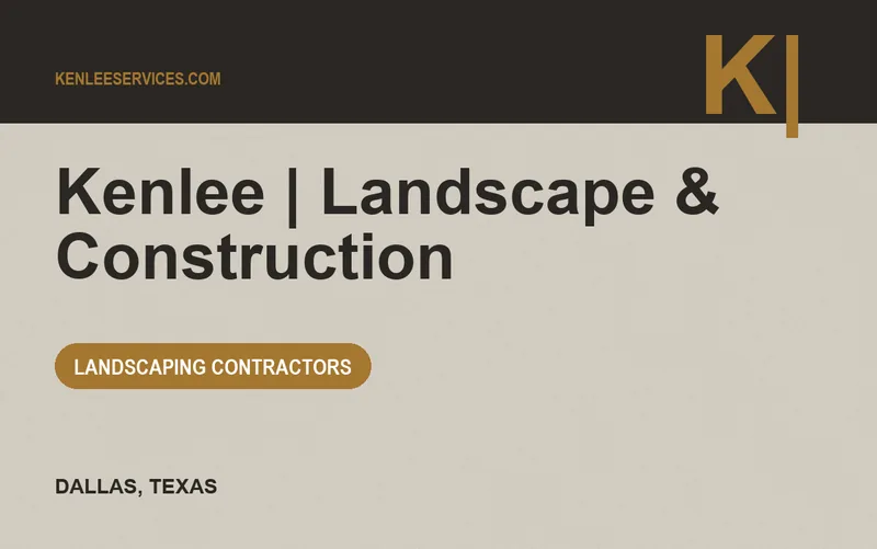 Kenlee | Landscape & Construction in Dallas, Texas
