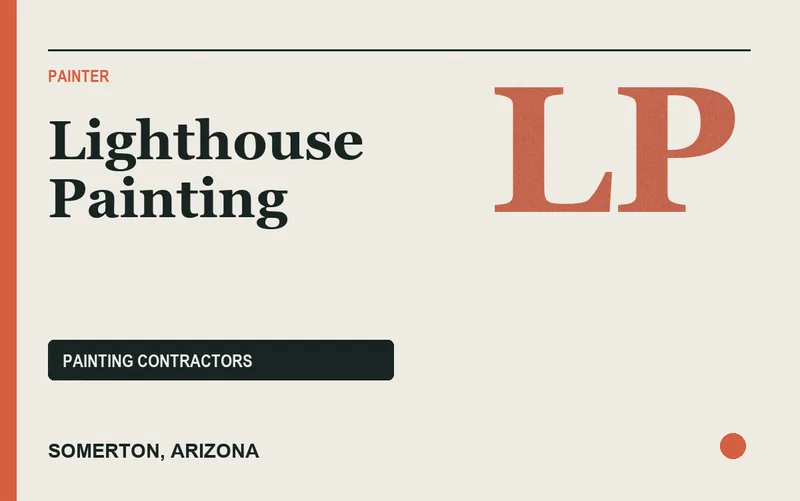 Lighthouse Painting in Somerton, Arizona