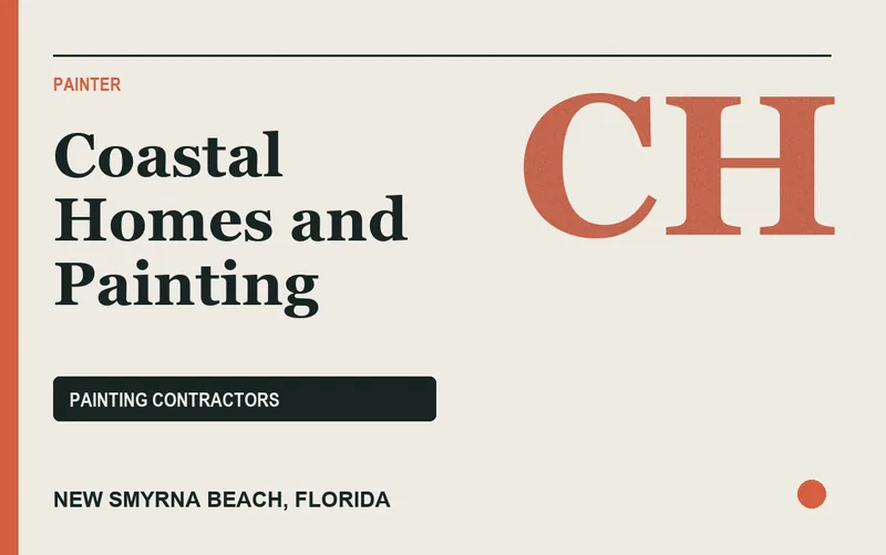 Coastal Homes and Painting in New Smyrna Beach, Florida