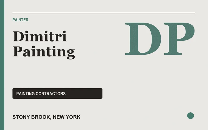 Dimitri Painting in Stony Brook, New York