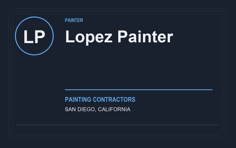 lopez painter in San Diego, California
