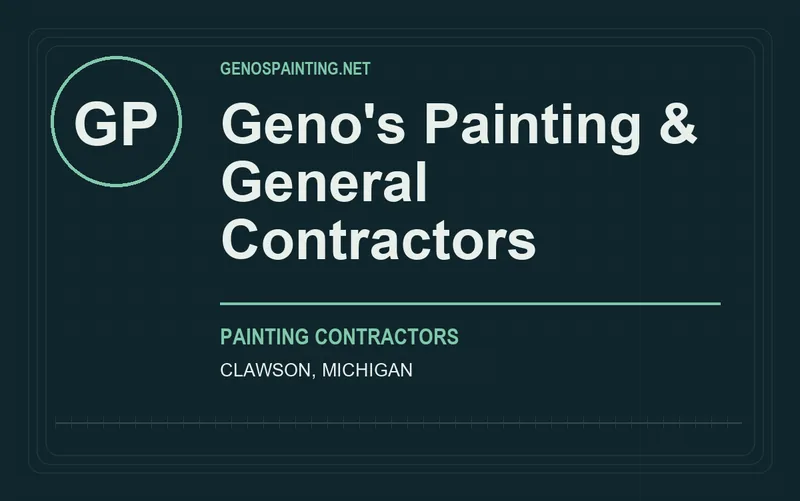 Geno's Painting & General Contractors in Clawson, Michigan