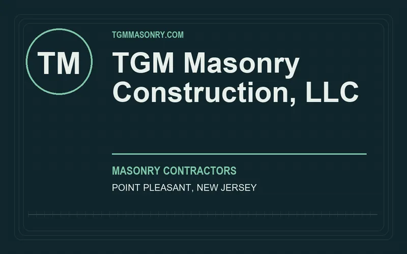 TGM Masonry Construction, LLC in Point Pleasant, New Jersey