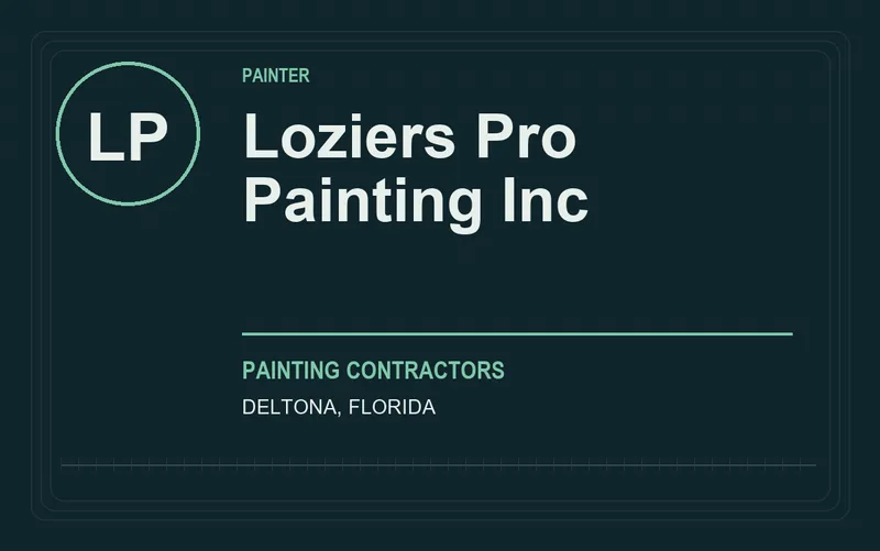LOZIERS PRO PAINTING INC in Deltona, Florida