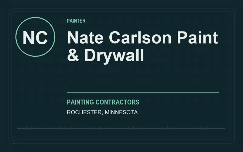 Nate Carlson Paint & Drywall in Rochester, Minnesota