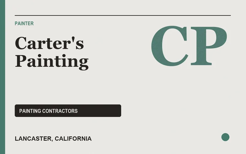 Carter's Painting in Lancaster, California