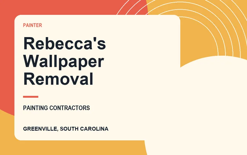 Rebecca's Wallpaper Removal in Greenville, South Carolina