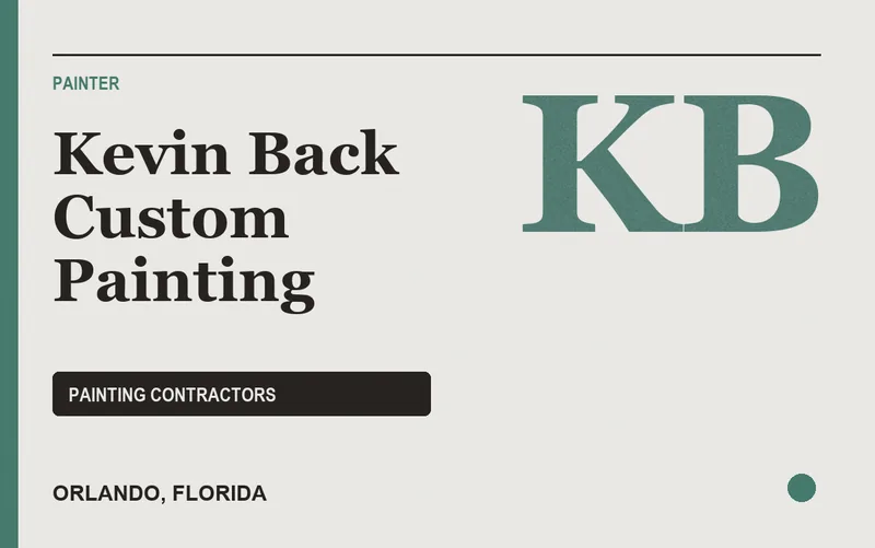 Kevin Back Custom Painting in Orlando, Florida