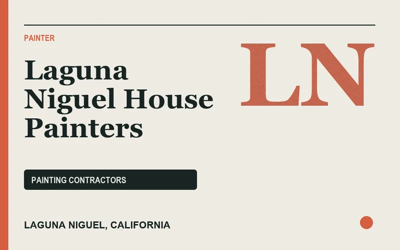 Laguna Niguel House Painters in Laguna Niguel, California