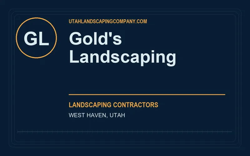 Gold's Landscaping in West Haven, Utah