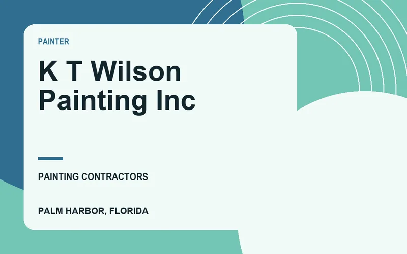 K T Wilson Painting Inc in Palm Harbor, Florida
