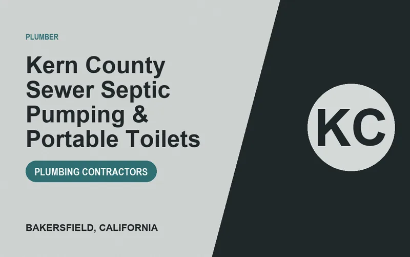 Kern County Sewer Septic Pumping & Portable Toilets in Bakersfield, California