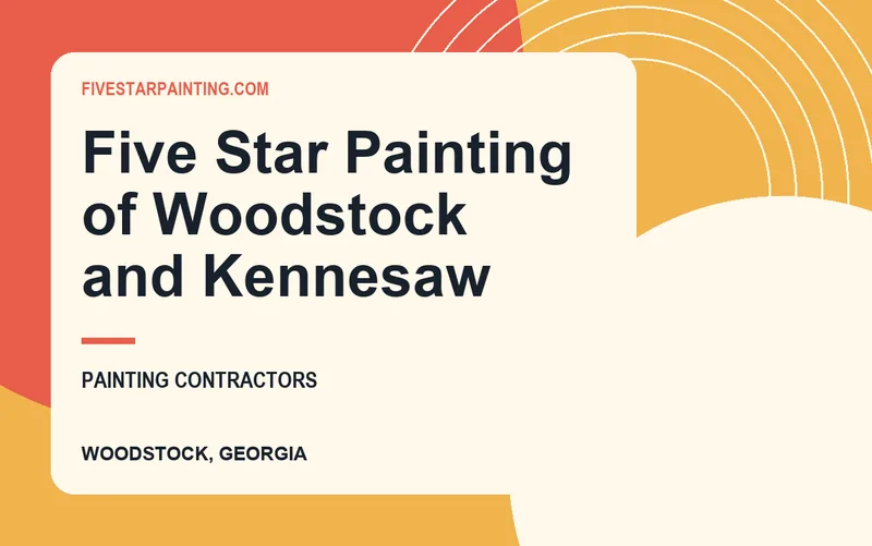 Five Star Painting of Woodstock and Kennesaw in Woodstock, Georgia