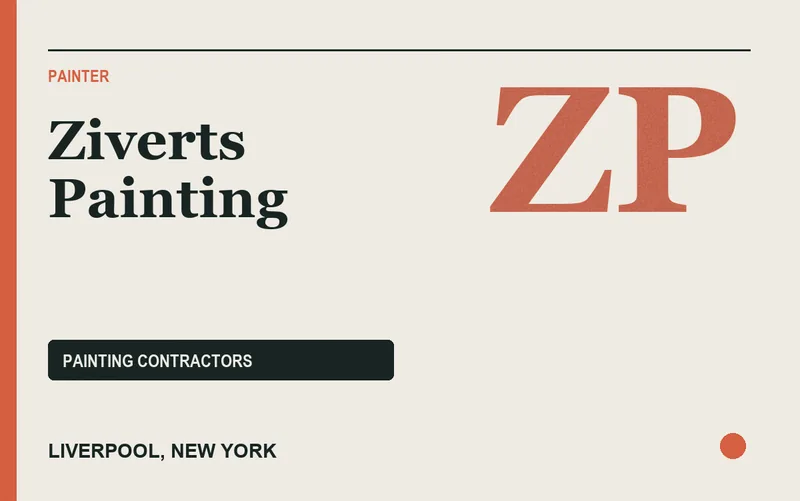 ziverts painting in Liverpool, New York