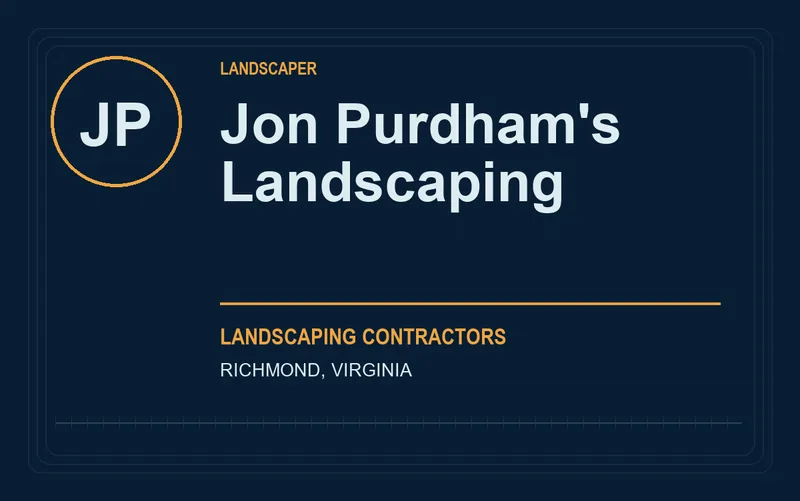 Jon Purdham's Landscaping in Richmond, Virginia