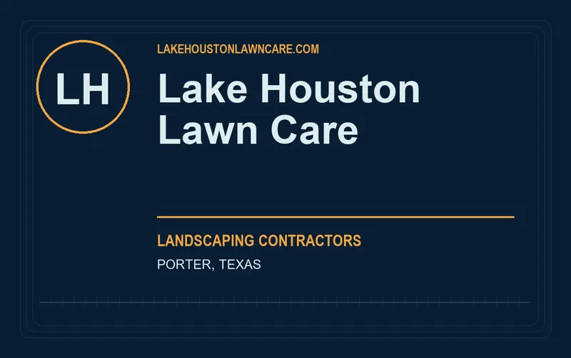 Lake Houston Lawn Care in Porter, Texas