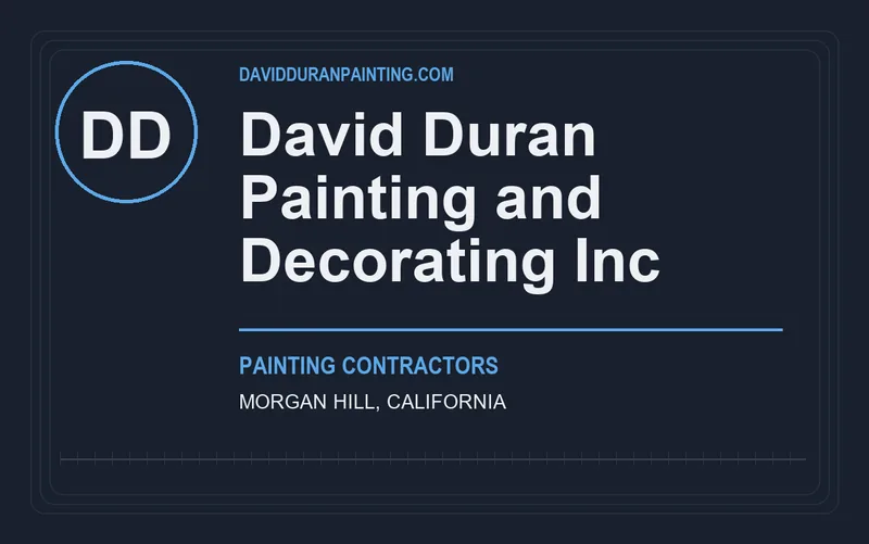 David Duran Painting and Decorating Inc in Morgan Hill, California