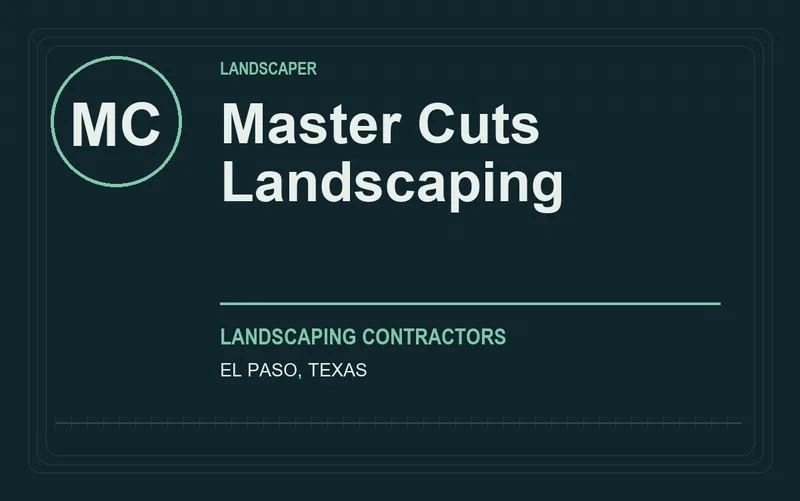 Master Cuts Landscaping in El Paso, Texas