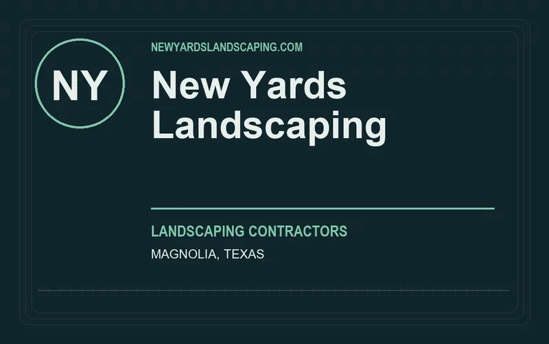 New Yards Landscaping in Magnolia, Texas