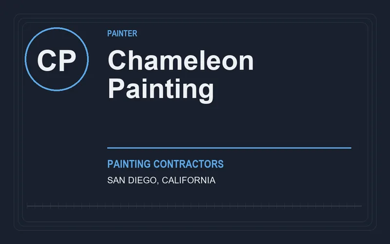 Chameleon Painting in San Diego, California